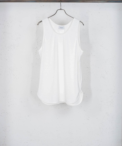 Iroquois(イロコイ)の「LONG T/T(タンクトップ・メンズ・ホワイト/ブラック/ベージュ/ブラウン・1/2/3)」の22枚目の写真