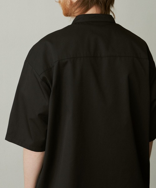 UNSELDs（アンセルズ）の「【UNSELDs アンセルズ】バンドカラー ハーフスリーブシャツ（シャツ/ブラウス・メンズ・イエロー/ブラック/ダークグリーン・M/L）」の12枚目の写真