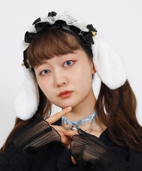 Spring Bunnyカチューシャ ミスバニー とんすけ カチューシャ ポシェット 4点セット｜Yahoo