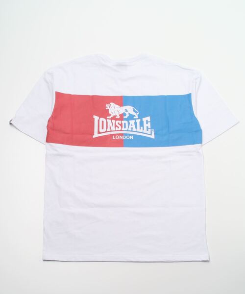 LONSDALE(ロンズデール)の「LONSDALE オーバーサイズ 天竺 コットン バックプリント 半袖 Tシャツ 男女兼用(Tシャツ/カットソー・メンズ・ホワイト/ブラック・S/M/L/LL)」の13枚目の写真