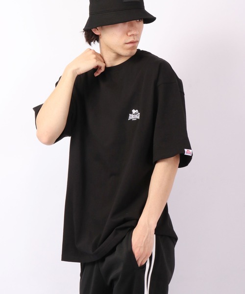 LONSDALE(ロンズデール)の「LONSDALE オーバーサイズ 天竺 コットン バックプリント 半袖 Tシャツ 男女兼用(Tシャツ/カットソー・メンズ・ホワイト/ブラック・S/M/L/LL)」の8枚目の写真