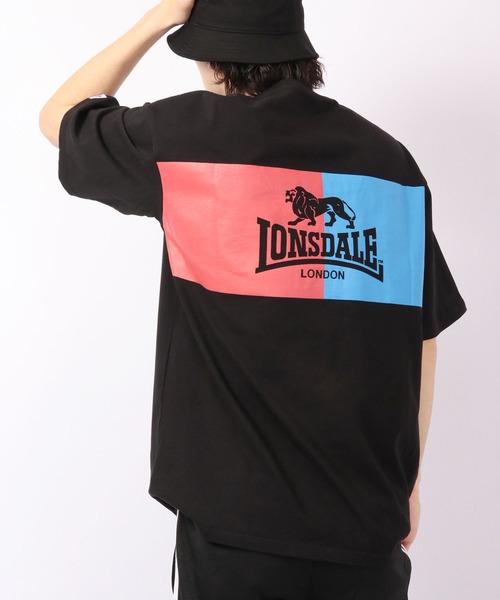 LONSDALE(ロンズデール)の「LONSDALE オーバーサイズ 天竺 コットン バックプリント 半袖 Tシャツ 男女兼用(Tシャツ/カットソー・メンズ・ホワイト/ブラック・S/M/L/LL)」の9枚目の写真