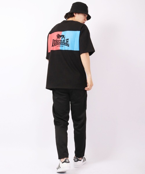 LONSDALE(ロンズデール)の「LONSDALE オーバーサイズ 天竺 コットン バックプリント 半袖 Tシャツ 男女兼用(Tシャツ/カットソー・メンズ・ホワイト/ブラック・S/M/L/LL)」の11枚目の写真