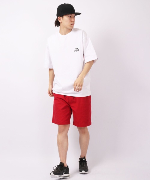 LONSDALE(ロンズデール)の「LONSDALE オーバーサイズ 天竺 コットン バックプリント 半袖 Tシャツ 男女兼用(Tシャツ/カットソー・メンズ・ホワイト/ブラック・S/M/L/LL)」の5枚目の写真