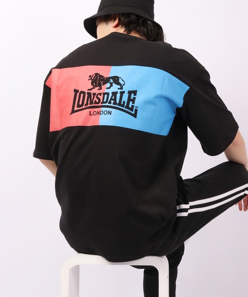 LONSDALE(ロンズデール)の「LONSDALE オーバーサイズ 天竺 コットン バックプリント 半袖 Tシャツ 男女兼用(Tシャツ/カットソー・メンズ・ホワイト/ブラック・S/M/L/LL)」の21枚目の写真