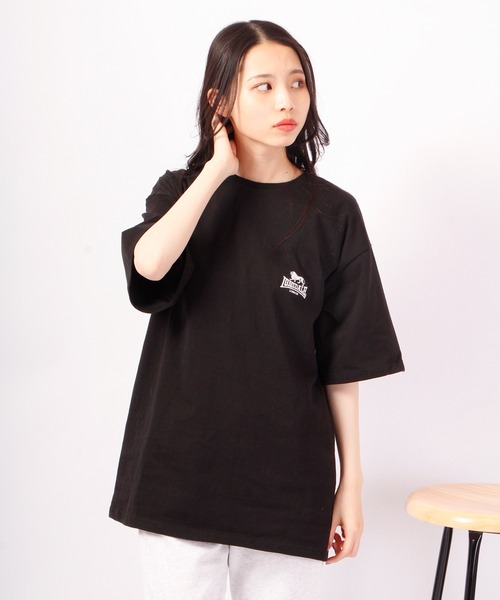LONSDALE(ロンズデール)の「LONSDALE オーバーサイズ 天竺 コットン バックプリント 半袖 Tシャツ 男女兼用(Tシャツ/カットソー・メンズ・ホワイト/ブラック・S/M/L/LL)」の22枚目の写真