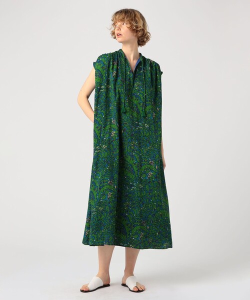 SOULEIADO コットンプリントワンピース SOULEIADO（ソレイアード）の「コットンプリントワンピース