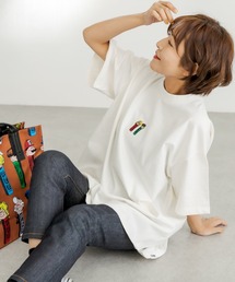 《WEB限定あり・2サイズ展開》【PEZ (ペッツ)×ear】刺繍半袖Tシャツ