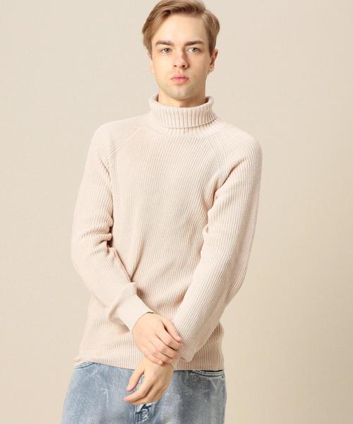 BEAUTY&YOUTH UNITED ARROWS(ビューティーアンドユースユナイテッドアローズ)の「BY エア コットン タートルネック ニット ◆(ニット/セーター・メンズ・ホワイト/ナチュラル/ネイビー・SMALL/MEDIUM/LARGE/X-LARGE)」の2枚目の写真
