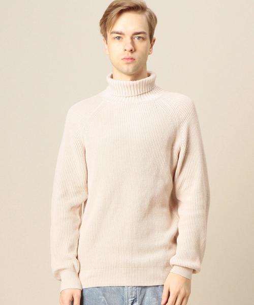 BEAUTY&YOUTH UNITED ARROWS(ビューティーアンドユースユナイテッドアローズ)の「BY エア コットン タートルネック ニット ◆(ニット/セーター・メンズ・ホワイト/ナチュラル/ネイビー・SMALL/MEDIUM/LARGE/X-LARGE)」の5枚目の写真