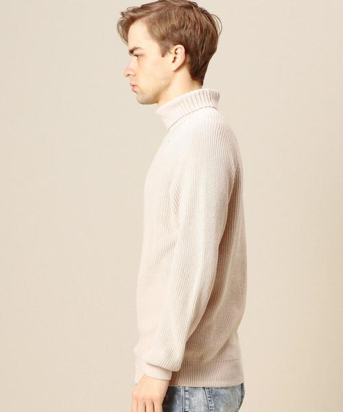 BEAUTY&YOUTH UNITED ARROWS(ビューティーアンドユースユナイテッドアローズ)の「BY エア コットン タートルネック ニット ◆(ニット/セーター・メンズ・ホワイト/ナチュラル/ネイビー・SMALL/MEDIUM/LARGE/X-LARGE)」の6枚目の写真