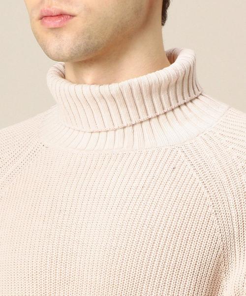 BEAUTY&YOUTH UNITED ARROWS(ビューティーアンドユースユナイテッドアローズ)の「BY エア コットン タートルネック ニット ◆(ニット/セーター・メンズ・ホワイト/ナチュラル/ネイビー・SMALL/MEDIUM/LARGE/X-LARGE)」の8枚目の写真