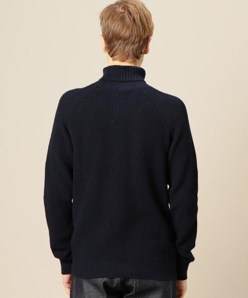 BEAUTY&YOUTH UNITED ARROWS(ビューティーアンドユースユナイテッドアローズ)の「BY エア コットン タートルネック ニット ◆(ニット/セーター・メンズ・ホワイト/ナチュラル/ネイビー・SMALL/MEDIUM/LARGE/X-LARGE)」の13枚目の写真