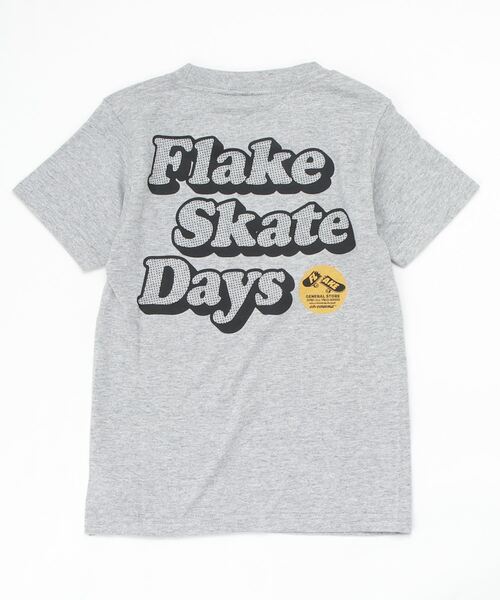 flake（フレーク）の「FLAKE S/S T-SHIRTS（Tシャツ/カットソー・キッズ・ホワイト/グレー・130/140/150/160/120）」の3枚目の写真