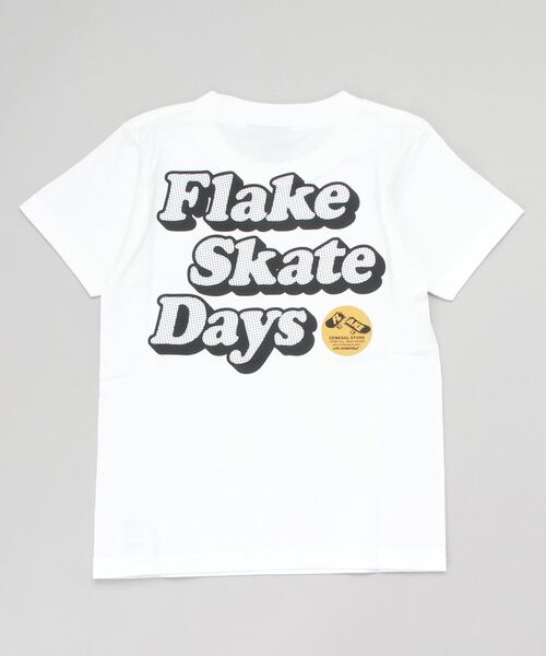 flake（フレーク）の「FLAKE S/S T-SHIRTS（Tシャツ/カットソー・キッズ・ホワイト/グレー・130/140/150/160/120）」の4枚目の写真