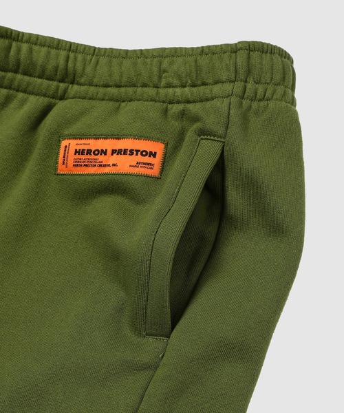HERON PRESTON(ヘロンプレストン)の「OS SWEATPANTS HP TAPE(スウェットパンツ・メンズ・グリーン・M/L)」の4枚目の写真