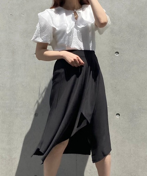 Crea titty&Co. PETIT（クレアティティーアンドコープチ）の「【Crea titty&Co.PETIT】イレヘムスカート（スカート・レディース・ブラック・FREE）」の6枚目の写真