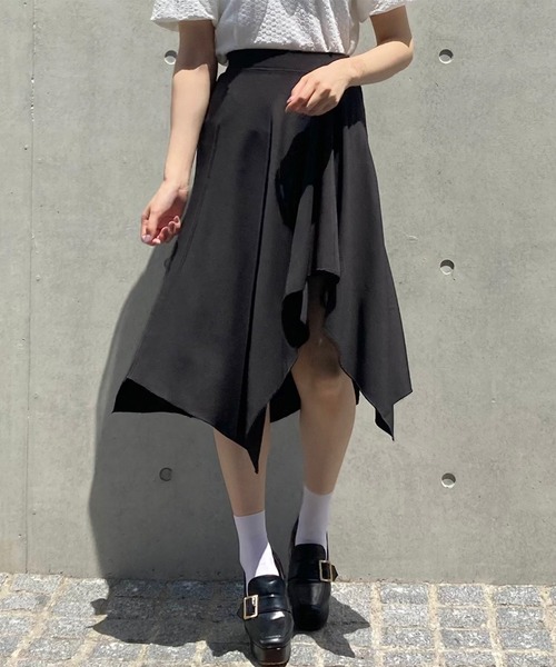 Crea titty&Co. PETIT（クレアティティーアンドコープチ）の「【Crea titty&Co.PETIT】イレヘムスカート（スカート・レディース・ブラック・FREE）」の5枚目の写真