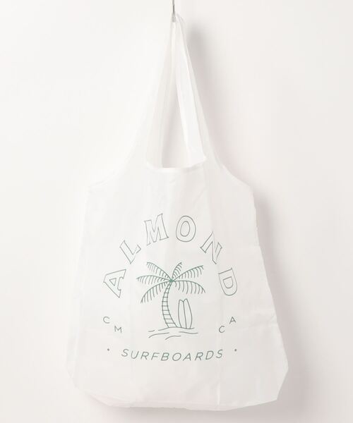 ALMOND(アーモンド)の「ECO BAG/アーモンドエコバッグ(エコバッグ/サブバッグ・メンズ・ホワイト/サンドベージュ・FREE)」の2枚目の写真