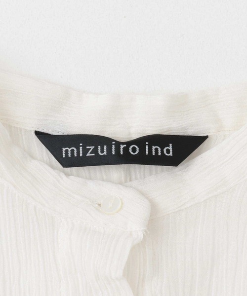 セール】mizuiro ind crape stand collar one-piece（ワンピース