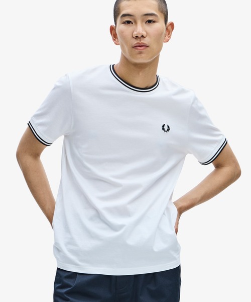 FRED PERRY（フレッドペリー）の「TWIN TIPPED T-SHIRT M1588