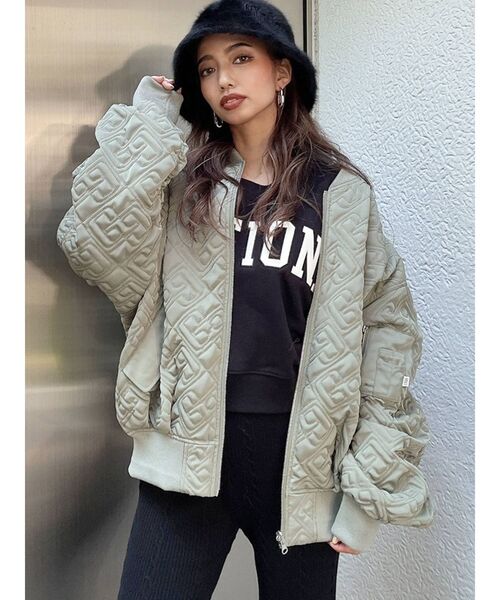 GYDA（ジェイダ）の「GG QUILTINGリバーシブルMA-1（ブルゾン）」 - WEAR