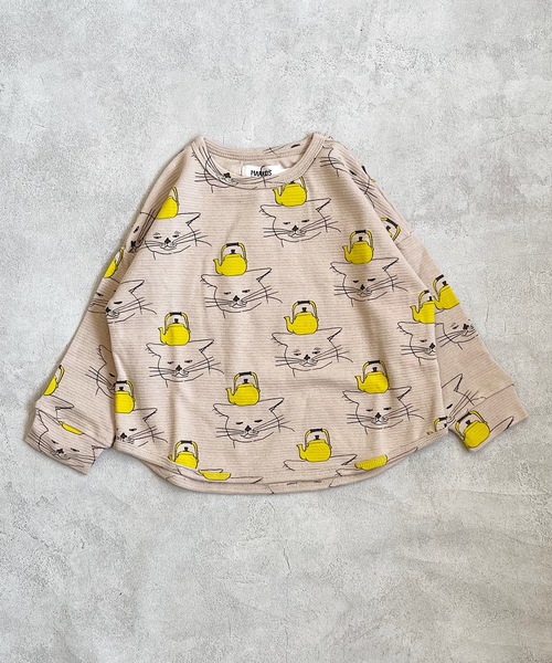 HOGAN RANCH WEAR(ホーガンランチウエア)の「スパンフライスロンT(80~130cm)(Tシャツ/カットソー・キッズ・ブラック/ベージュ/パープル/グレー/オレンジ/グリーン/マルチ/チャコール・90/100/110/120/80/130/95)」の5枚目の写真