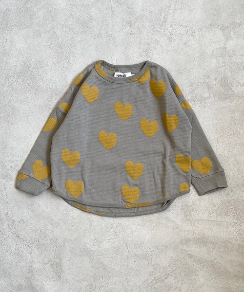 HOGAN RANCH WEAR(ホーガンランチウエア)の「スパンフライスロンT(80~130cm)(Tシャツ/カットソー・キッズ・ブラック/ベージュ/パープル/グレー/オレンジ/グリーン/マルチ/チャコール・90/100/110/120/80/130/95)」の3枚目の写真