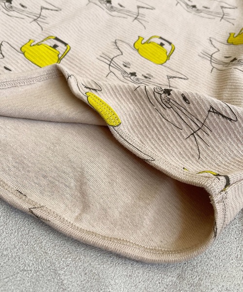 HOGAN RANCH WEAR(ホーガンランチウエア)の「スパンフライスロンT(80~130cm)(Tシャツ/カットソー・キッズ・ブラック/ベージュ/パープル/グレー/オレンジ/グリーン/マルチ/チャコール・90/100/110/120/80/130/95)」の10枚目の写真