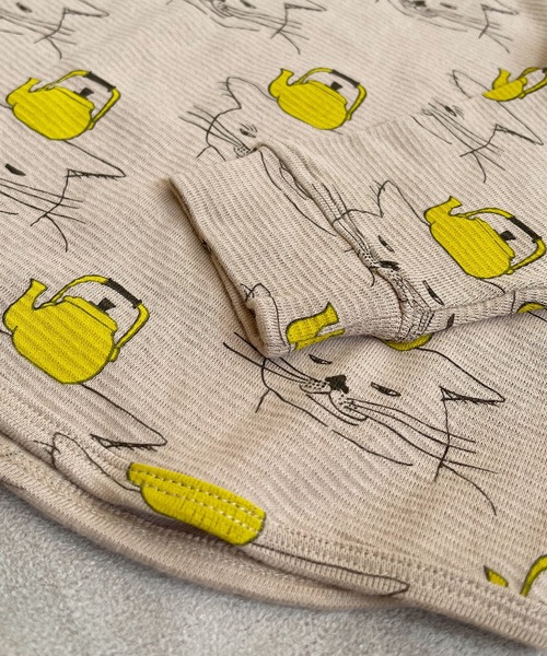 HOGAN RANCH WEAR(ホーガンランチウエア)の「スパンフライスロンT(80~130cm)(Tシャツ/カットソー・キッズ・ブラック/ベージュ/パープル/グレー/オレンジ/グリーン/マルチ/チャコール・90/100/110/120/80/130/95)」の9枚目の写真