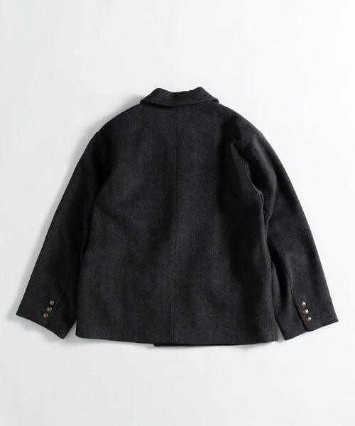 MUHET（ミュエータ）の「【セットアップ可能】ダブルブレザージャケット（テーラードジャケット・レディース・チャコールグレー/ベージュ/ブラウン・MEDIUM/X-LARGE）」の5枚目の写真