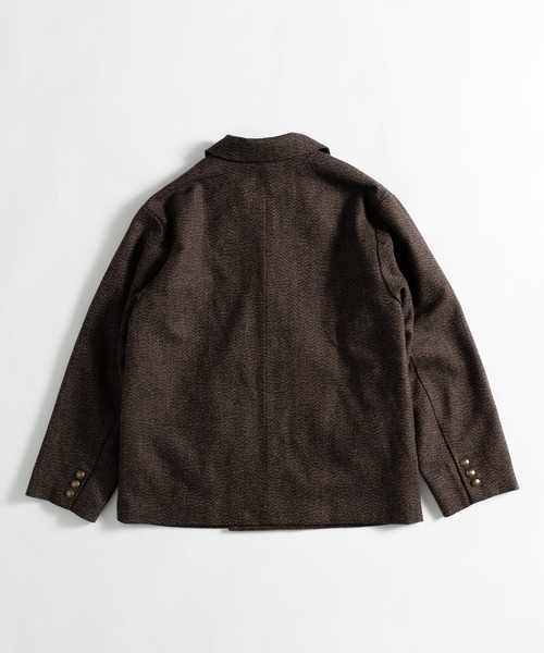 MUHET（ミュエータ）の「【セットアップ可能】ダブルブレザージャケット（テーラードジャケット・レディース・チャコールグレー/ベージュ/ブラウン・MEDIUM/X-LARGE）」の20枚目の写真