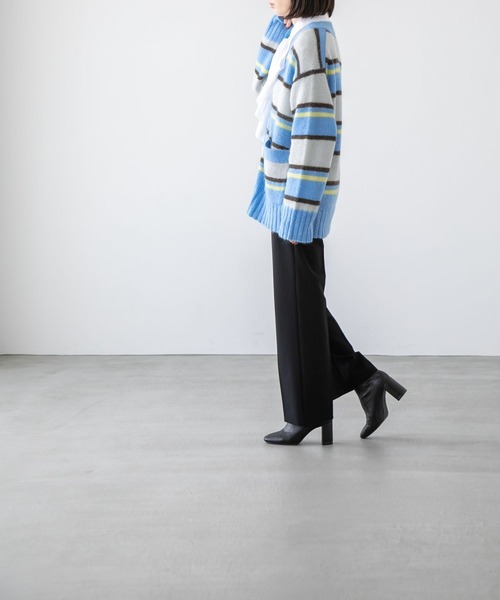 yuw（ユウ）の「ダブルクロストラウザー　123152（スラックス・レディース・ブルー/グリーン/ブラック・MEDIUM/LARGE）」の22枚目の写真