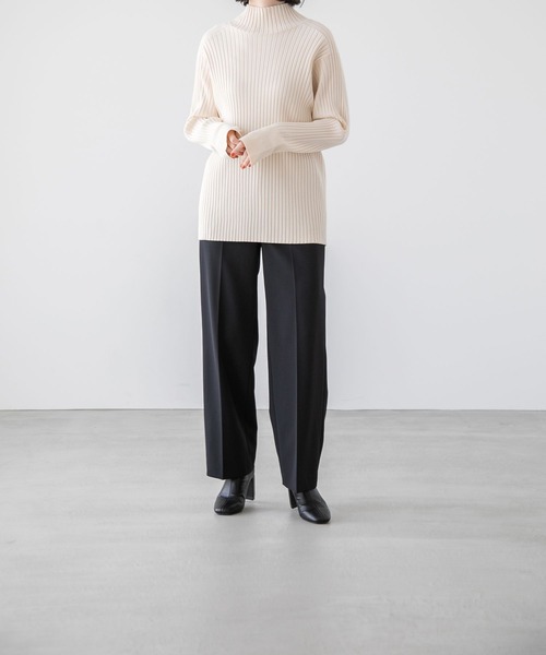 yuw（ユウ）の「ダブルクロストラウザー　123152（スラックス・レディース・ブルー/グリーン/ブラック・MEDIUM/LARGE）」の21枚目の写真