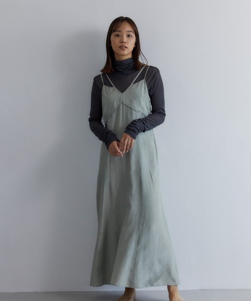 CASA FLINE（カーサフライン）の「ヴィンテージタフタキャミドレス 