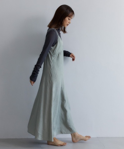 CASA FLINE（カーサフライン）の「ヴィンテージタフタキャミドレス 