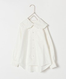 LOWRYS FARM | オックスフリルカラーブラウス　122627(シャツ/ブラウス)