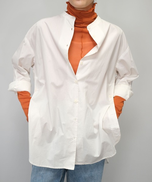 ＡＮＤＪ（アンドジェイ）の「【2022/AW】メロウシアーハイネックトップス（Tシャツ/カットソー・レディース・オレンジ/ベージュ系その他/ブラック/イエロー・M）」の20枚目の写真