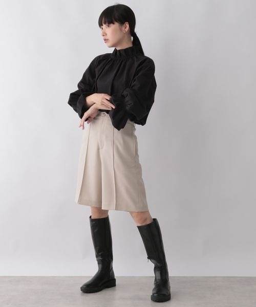 LOWRYS FARM(ローリーズファーム)の「スタンドフリルブラウス 344684(シャツ/ブラウス・レディース・ホワイト/ホワイト系その他/ブラック/イエロー・FREE)」の20枚目の写真