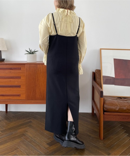 LOWRYS FARM(ローリーズファーム)の「スタンドフリルブラウス 344684(シャツ/ブラウス・レディース・ホワイト/ホワイト系その他/ブラック/イエロー・FREE)」の10枚目の写真