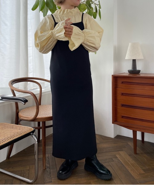 LOWRYS FARM(ローリーズファーム)の「スタンドフリルブラウス 344684(シャツ/ブラウス・レディース・ホワイト/ホワイト系その他/ブラック/イエロー・FREE)」の12枚目の写真