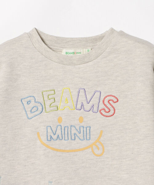 BEAMS mini（ビームスミニ）の「BEAMS mini / スマイル スウェット プルオーバー (90～130cm)（スウェット・キッズ・ネイビー/ピンク/ホワイト系その他5/ブルー系その他2・90/100/110/120/130）」の12枚目の写真