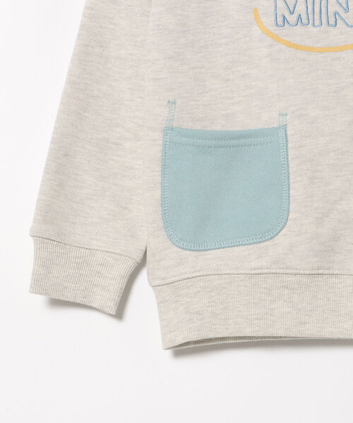 BEAMS mini（ビームスミニ）の「BEAMS mini / スマイル スウェット プルオーバー (90～130cm)（スウェット・キッズ・ネイビー/ピンク/ホワイト系その他5/ブルー系その他2・90/100/110/120/130）」の13枚目の写真