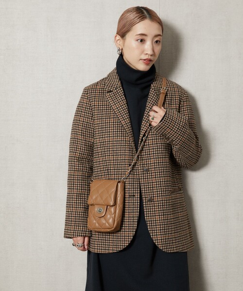 FREAK'S STORE（フリークスストア）の「【WEB限定】キルティングミニショルダーバッグ（ショルダーバッグ・レディース・ナチュラル/ブラック/グリーン/キャメル・ONE SIZE）」の5枚目の写真