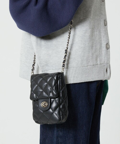 FREAK'S STORE（フリークスストア）の「【WEB限定】キルティングミニショルダーバッグ（ショルダーバッグ・レディース・ナチュラル/ブラック/グリーン/キャメル・ONE SIZE）」の9枚目の写真