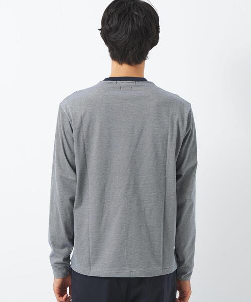 green label relaxing（グリーンレーベルリラクシング）の「SUVIN クルーネック 長袖 カットソー（Tシャツ/カットソー・メンズ・ホワイト/ダークグレー/その他1・S/M/L/XL）」の8枚目の写真