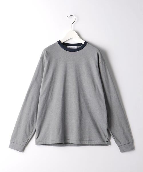 green label relaxing（グリーンレーベルリラクシング）の「SUVIN クルーネック 長袖 カットソー（Tシャツ/カットソー・メンズ・ホワイト/ダークグレー/その他1・S/M/L/XL）」の12枚目の写真