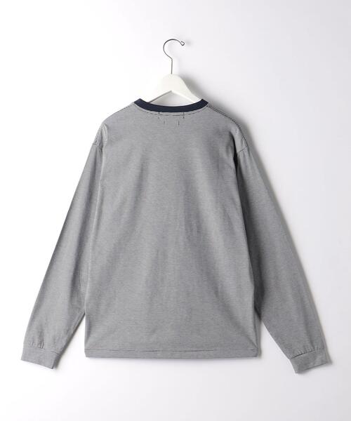 green label relaxing（グリーンレーベルリラクシング）の「SUVIN クルーネック 長袖 カットソー（Tシャツ/カットソー・メンズ・ホワイト/ダークグレー/その他1・S/M/L/XL）」の14枚目の写真