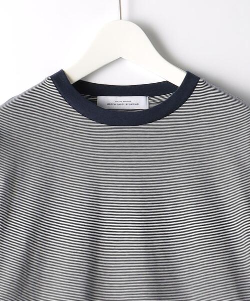 green label relaxing（グリーンレーベルリラクシング）の「SUVIN クルーネック 長袖 カットソー（Tシャツ/カットソー・メンズ・ホワイト/ダークグレー/その他1・S/M/L/XL）」の10枚目の写真