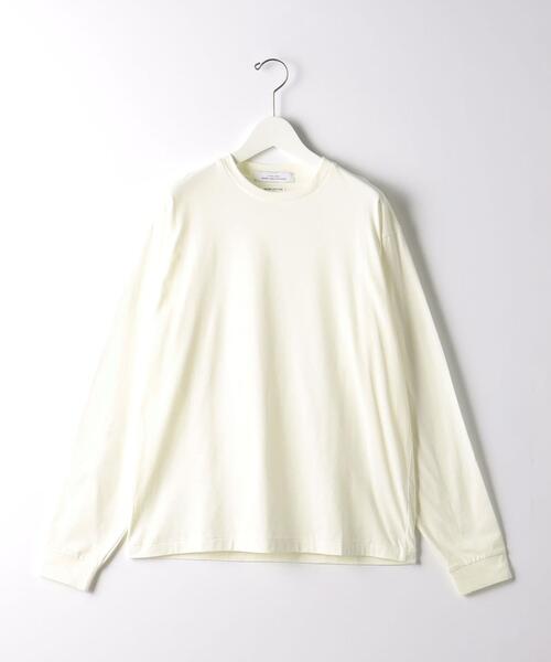 green label relaxing（グリーンレーベルリラクシング）の「SUVIN クルーネック 長袖 カットソー（Tシャツ/カットソー・メンズ・ホワイト/ダークグレー/その他1・S/M/L/XL）」の9枚目の写真